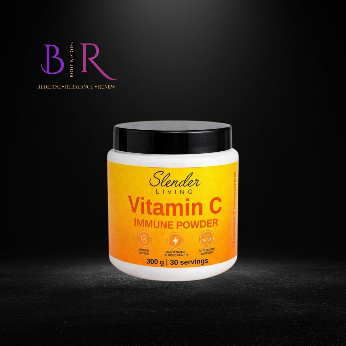 Vitamin C Immune Drink – Orange Flavoured | 300g | 30 Servings